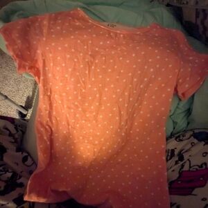 Pink Polka Dot Kids Shirt